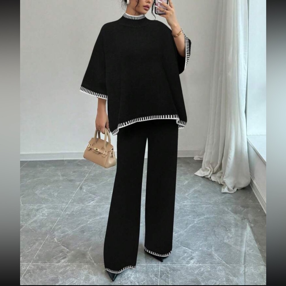Knit pant set